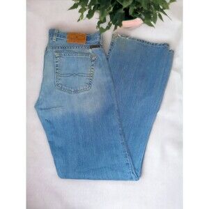 Lucky Brand Dungarees Boyfriend Jean Size 6 28 Distressed Casual Jeans